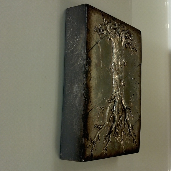 Sid Dickens SZ-191 "Tree of Life Evolution" silver Memory-Block *Rare & Retired* - Picture 3 of 8